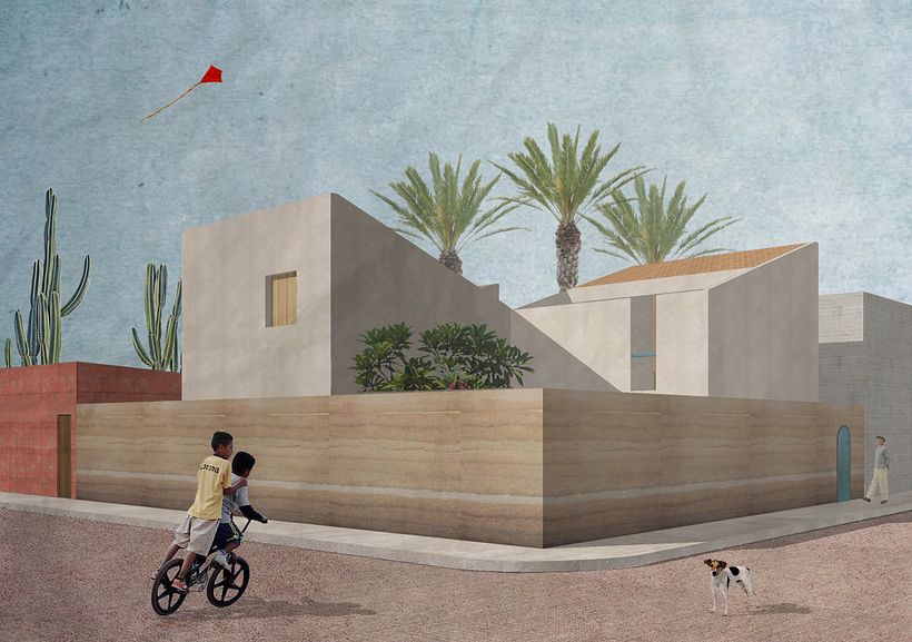 My project in Architectural Visualization Using Digital Collage course 0