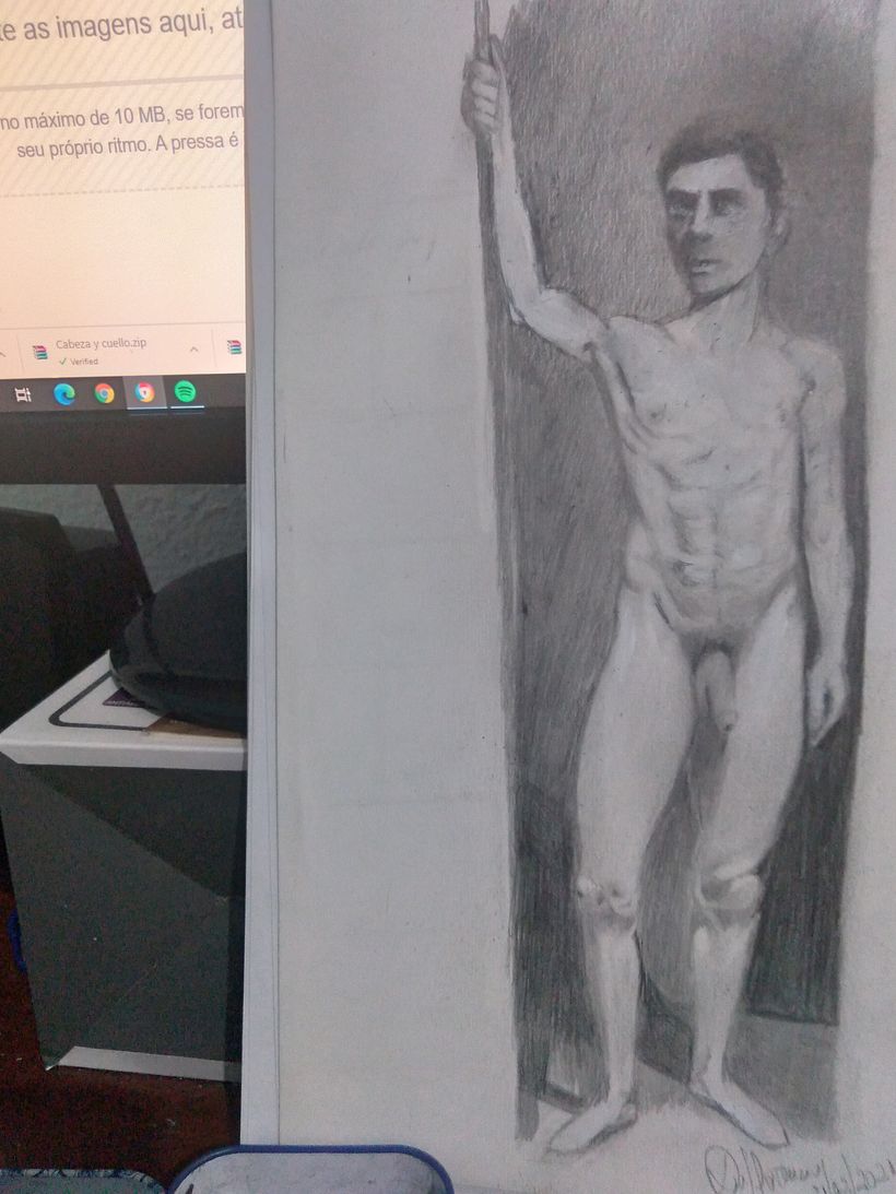 Acidentalmente borrei o rosto, mas consegui salvá-lo, embora não tenha ficado semelhante ao Peter. Se for preciso eu refaço!