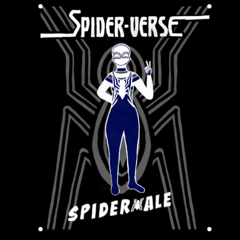 "SpiderAle". MASK. Illustration. Autodesk Sketchbook PRO.  - AlêBonholi