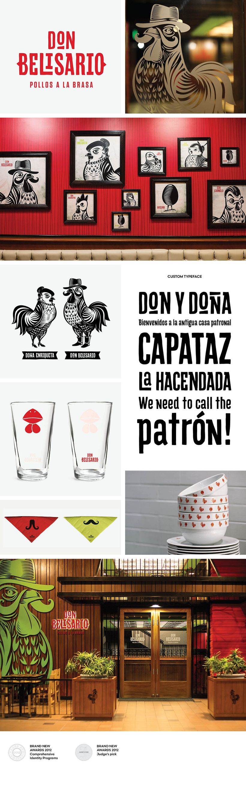 Diseño, lettering y tipografía custom para Don Belisario. 