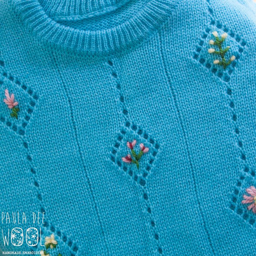 Bordados. Jerseys y chaquetas -1