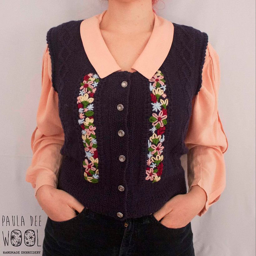 Bordados. Jerseys y chaquetas 5