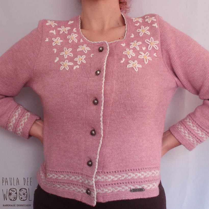 Bordados. Jerseys y chaquetas 7