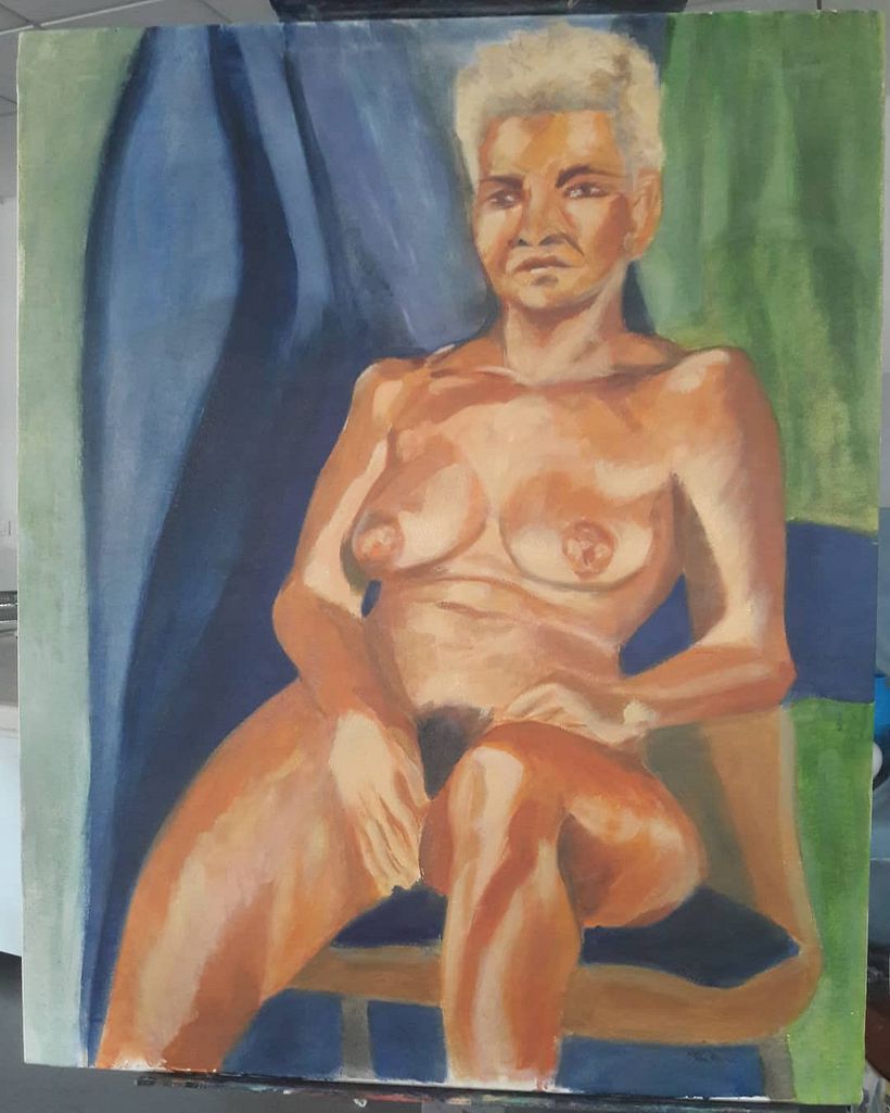 Pintura. Óleo desnudo 0