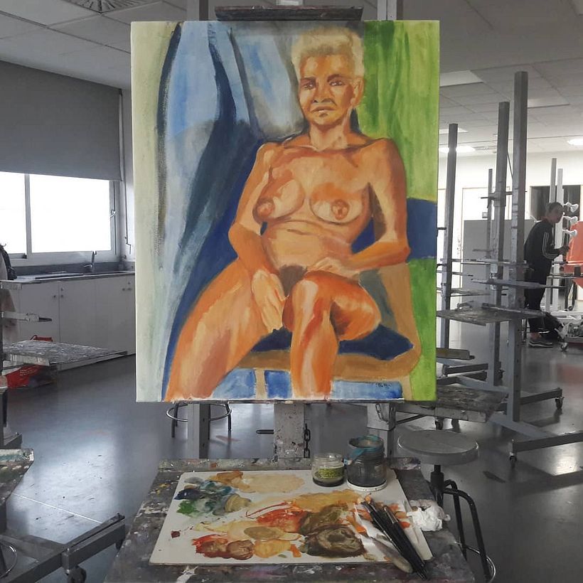 Pintura. Óleo desnudo 1