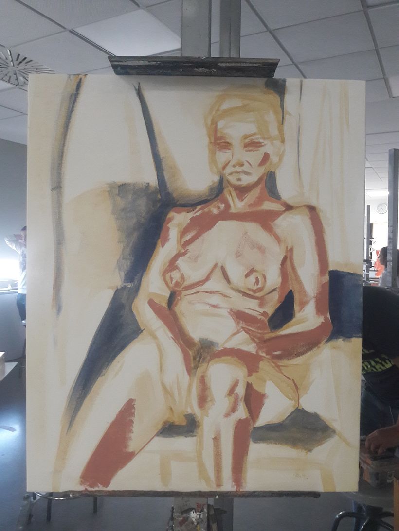 Pintura. Óleo desnudo 3