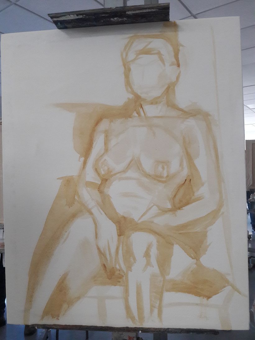 Pintura. Óleo desnudo 4