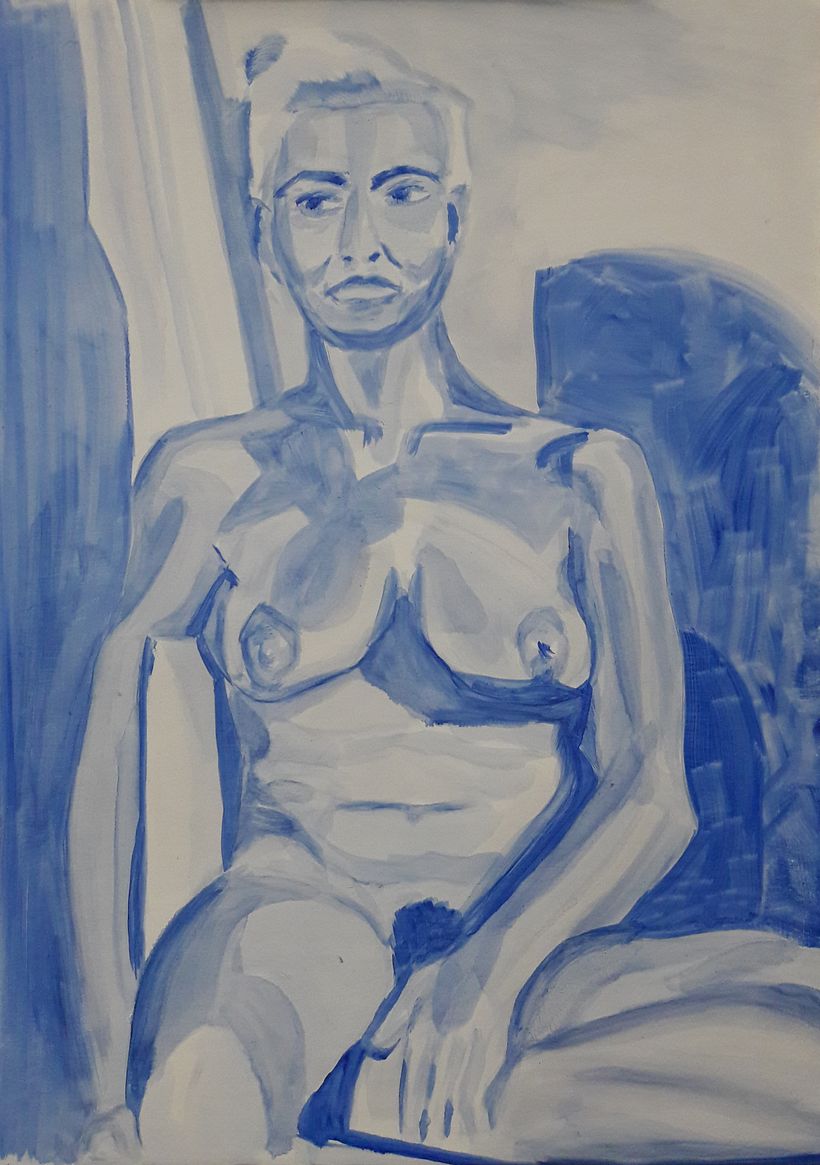 Pintura. Óleo desnudo 5