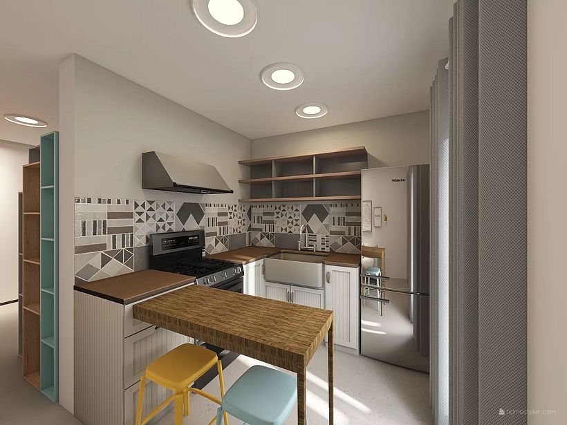 Mesa de desayuno extensible 