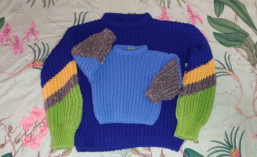 Mi Proyecto del curso: Crochet: crea prendas con una sola aguja 1