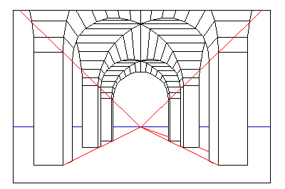 One-point perspective