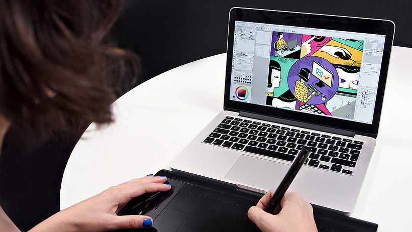 Clip Studio Paint busca la naturalidad en las ilustraciones digitales.