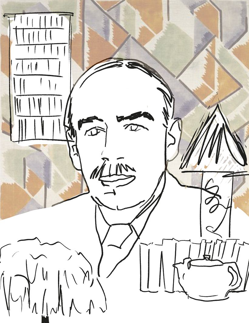 rough sketch for composition