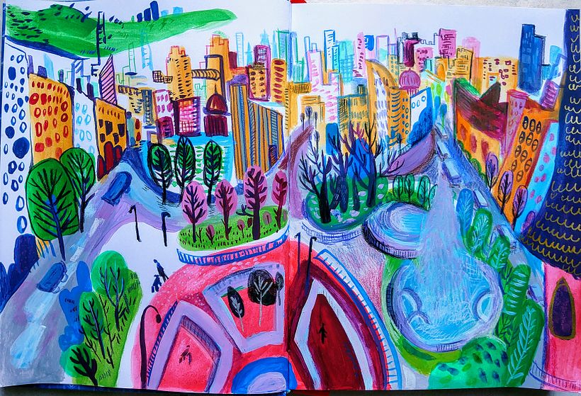 My project in Pictorial Sketchbook with Gouache course 0