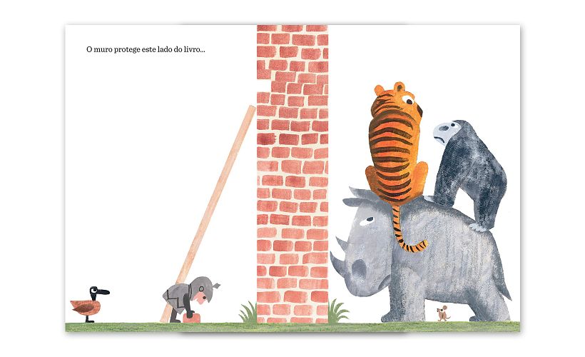 'O muro no meio do livro', Jon Agee