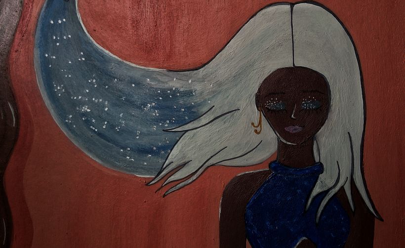 Queria dar un efecto especial en las estrellas y que pueda percibirse el brillo de ellas.