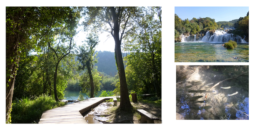Krka national park. Un sitio muy recomendable para visitar en Croacia.