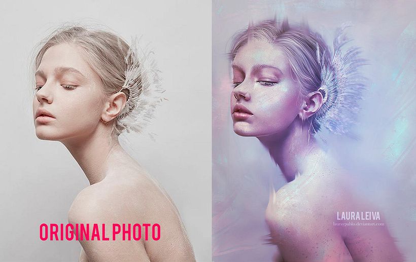 Original Photo vs My Digital Portrait