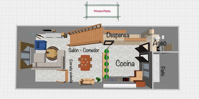 Proyecto de Diseño de Interiores: Santa María 1