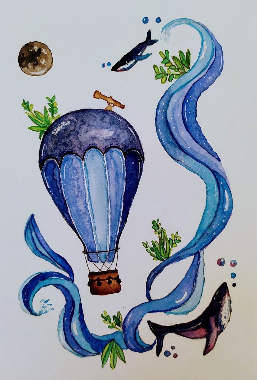 Mi Proyecto del curso: Técnicas de acuarela para ilustraciones de ensueño 1