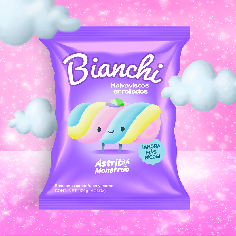 Aquí ya aplicados en empaque, Yumiii!!!!
