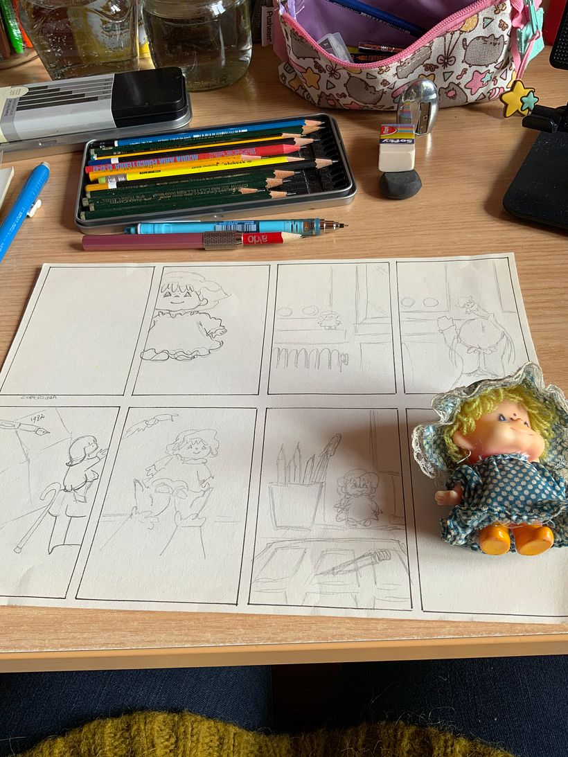 First sketch with my beloved object