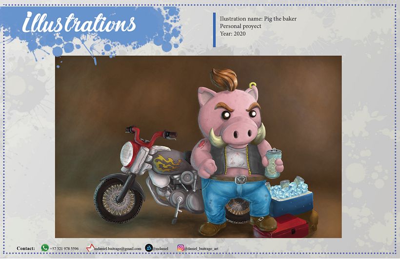 My project in Keys for Creating a Professional Illustration Portfolio course 3