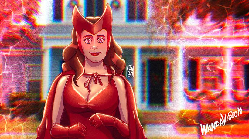 WandaVision Ep.6 Frame Illustration.