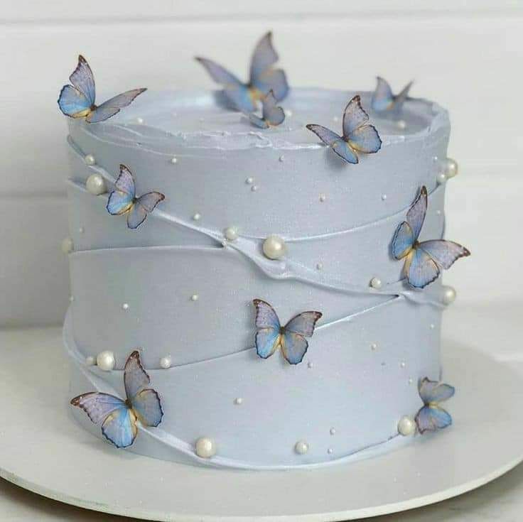 La fotografía es una referencia al tipo de efectos que me gustaría lograr en la decoración de un pastel.