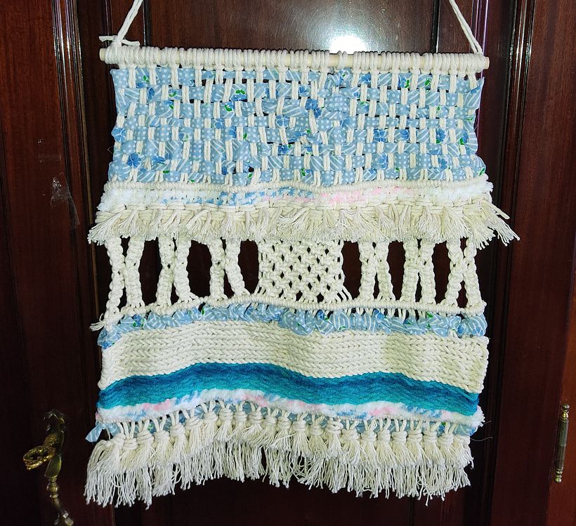 Meu projeto do curso: Introdução ao macramê: criação de um tapete decorativo 0