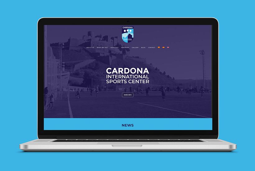Diseño web multi-idioma - Cardona International Sports Center 0