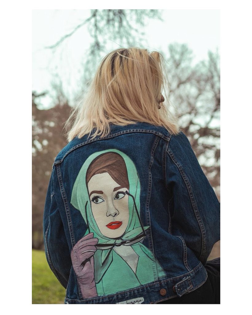 New Handpainted jackets-Alabama Banana 2