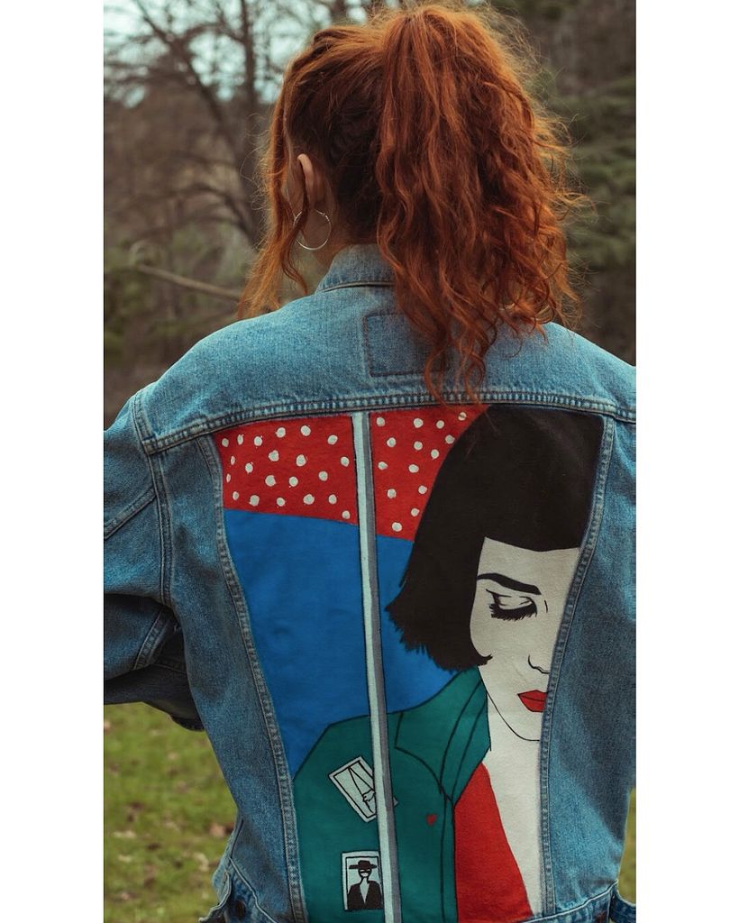 New Handpainted jackets-Alabama Banana 3