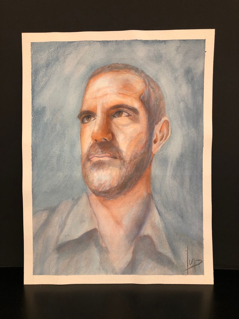 Mi Proyecto del curso: Retrato artístico en acuarela 0