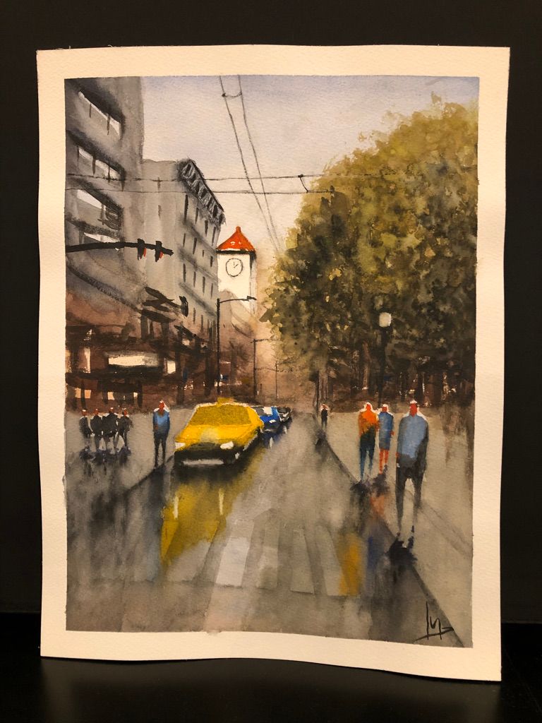 Mi Proyecto del curso: Paisajes urbanos en acuarela 0