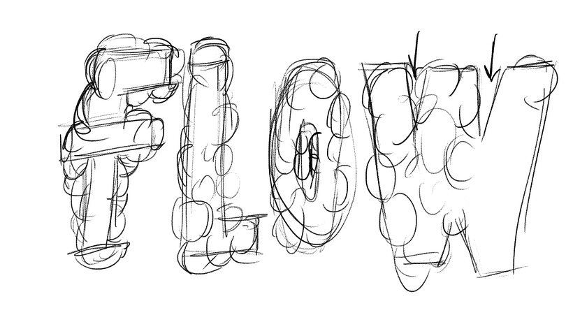 BUBBLE FLOW: Lettering 3D animado con X-Particles 7