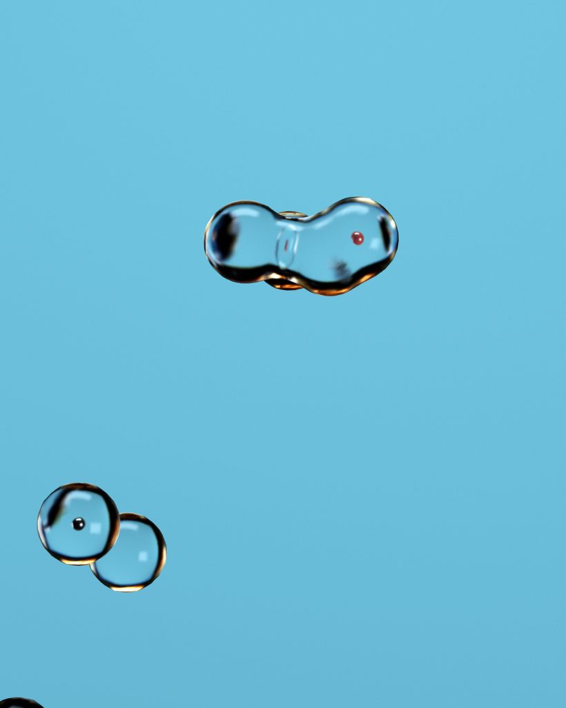 BUBBLE FLOW: Lettering 3D animado con X-Particles 11