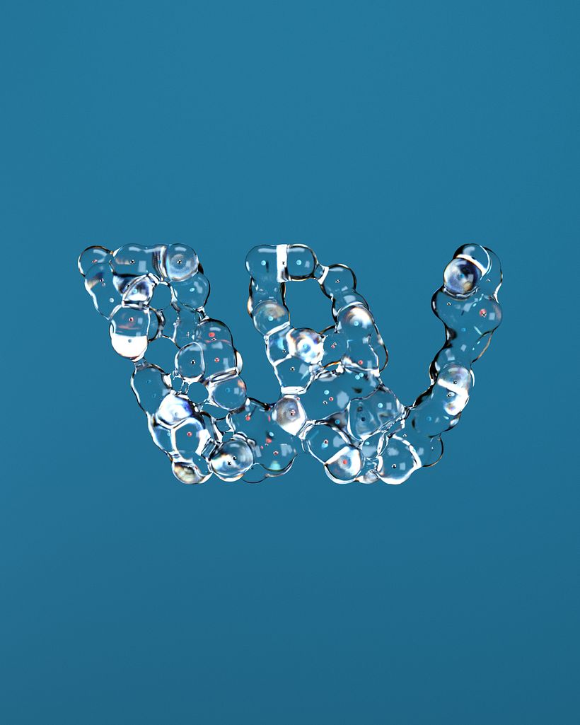 BUBBLE FLOW: Lettering 3D animado con X-Particles 31
