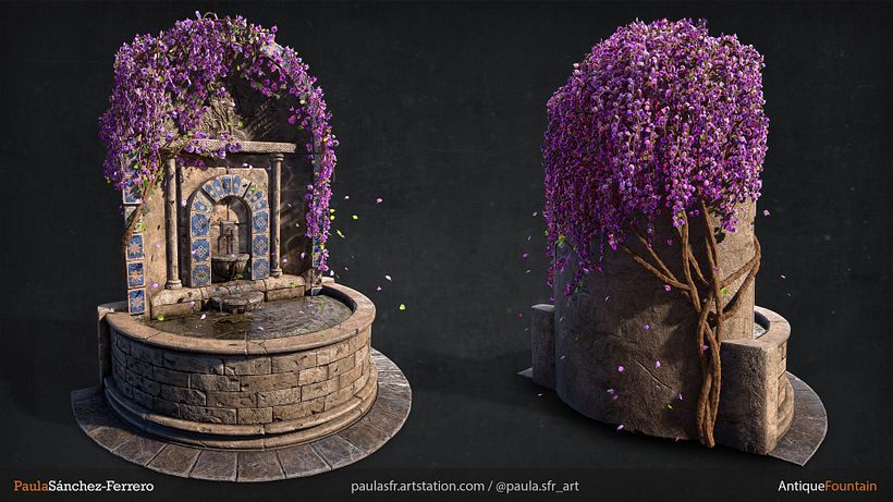 Fuente que he publicado recientemente como proyecto personal con variación de estaciones.