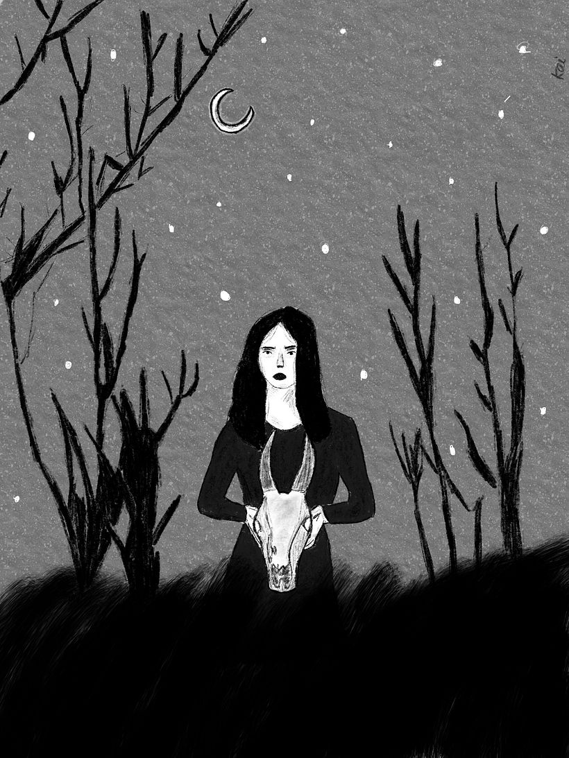 Thank you for this course. Inspiration for this piece was the movie "The Witch.