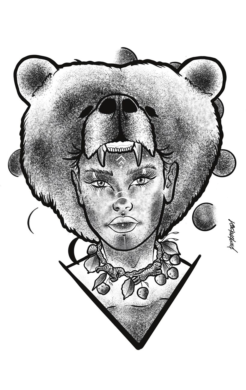 Mi Proyecto del curso: Diseño e ilustración digital de tatuajes con Procreate carlocorona_ch 0