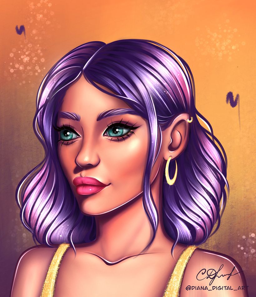 My alien girl))
