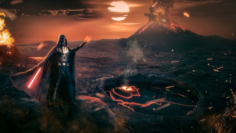 Vader en las afueras de Mustafar -1