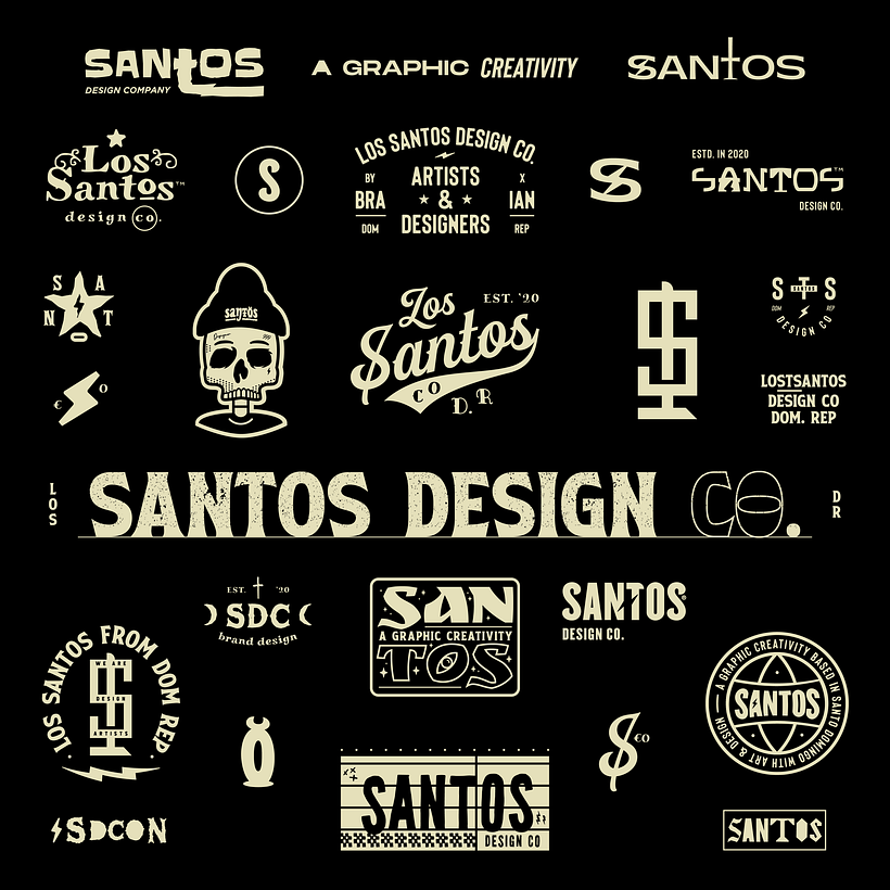 Brand Identify and Design Concept for Santos Design Co. 0