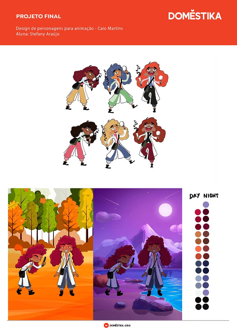 6. Estudo de cores.