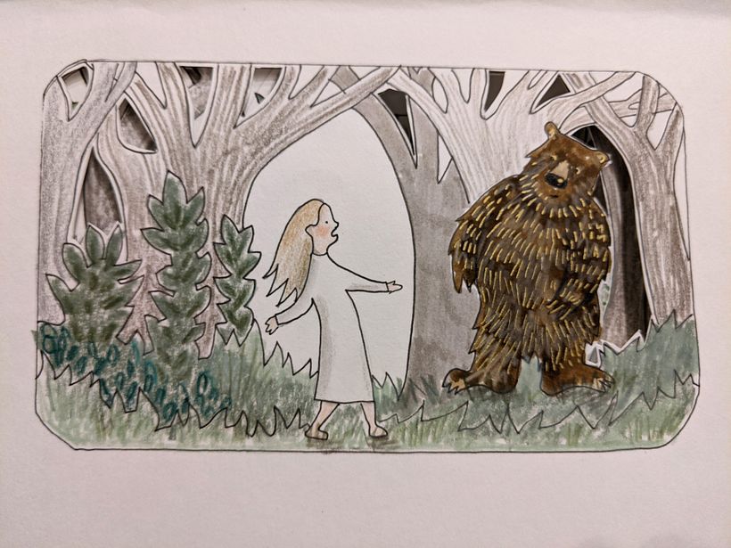 My project in Paper Cutting Techniques for Storytelling course 3