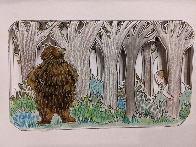 My project in Paper Cutting Techniques for Storytelling course 5