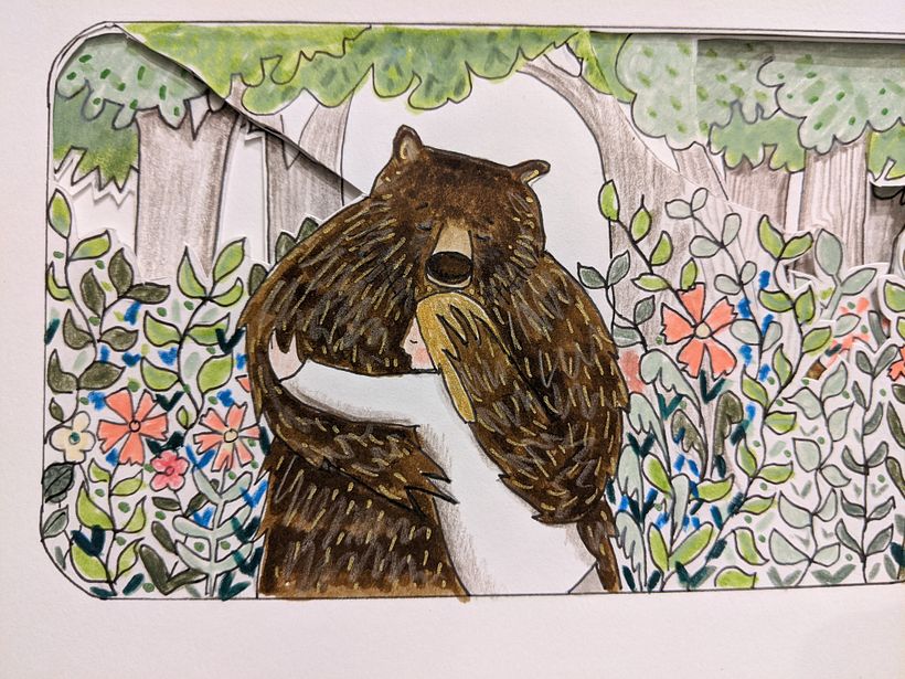My project in Paper Cutting Techniques for Storytelling course 7