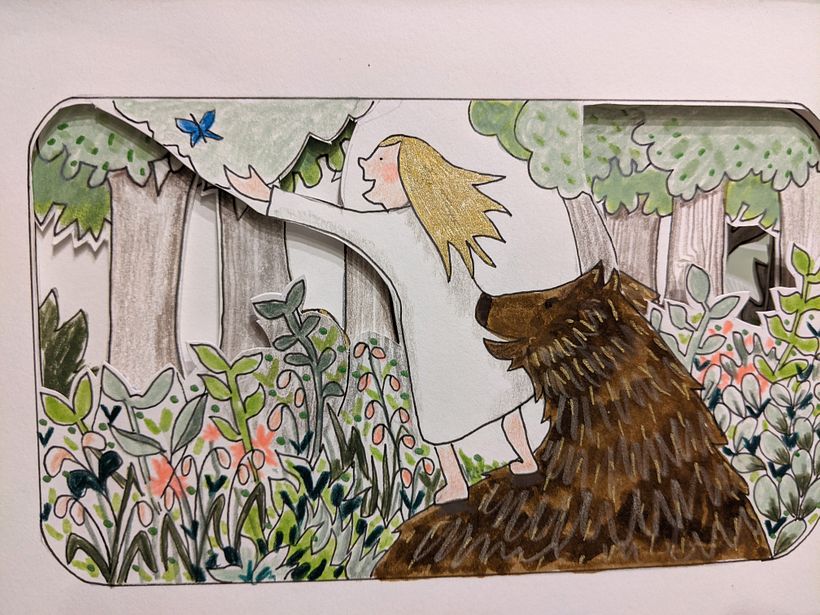 My project in Paper Cutting Techniques for Storytelling course 8