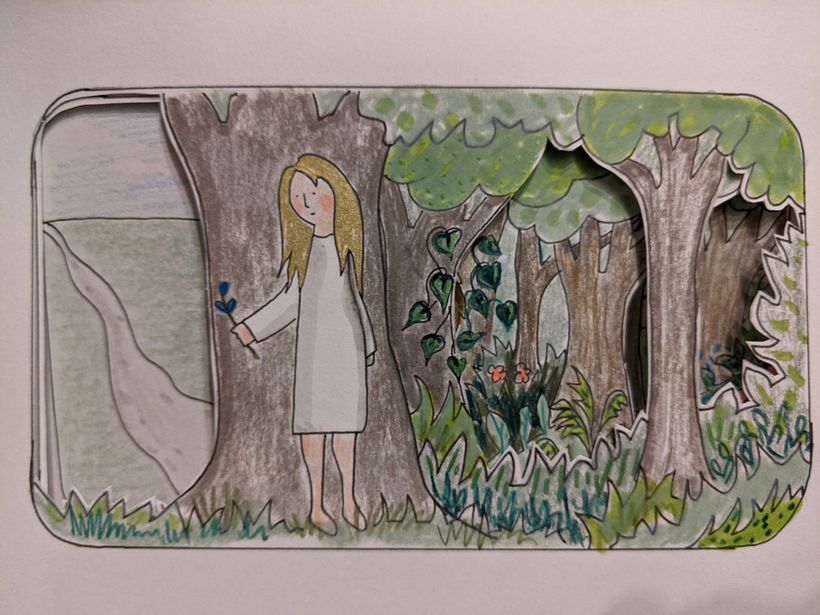 My project in Paper Cutting Techniques for Storytelling course 10
